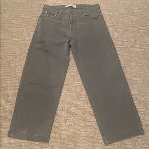 Hollister grey baggy jeans 30x28